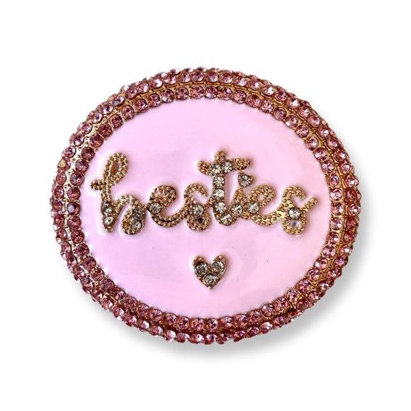 Rhinestone Besties Phone Grip - Picture 1 of 2